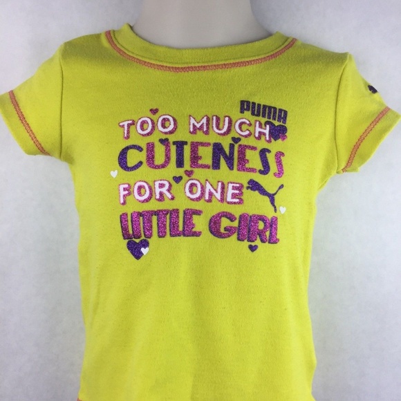 puma yellow shirt